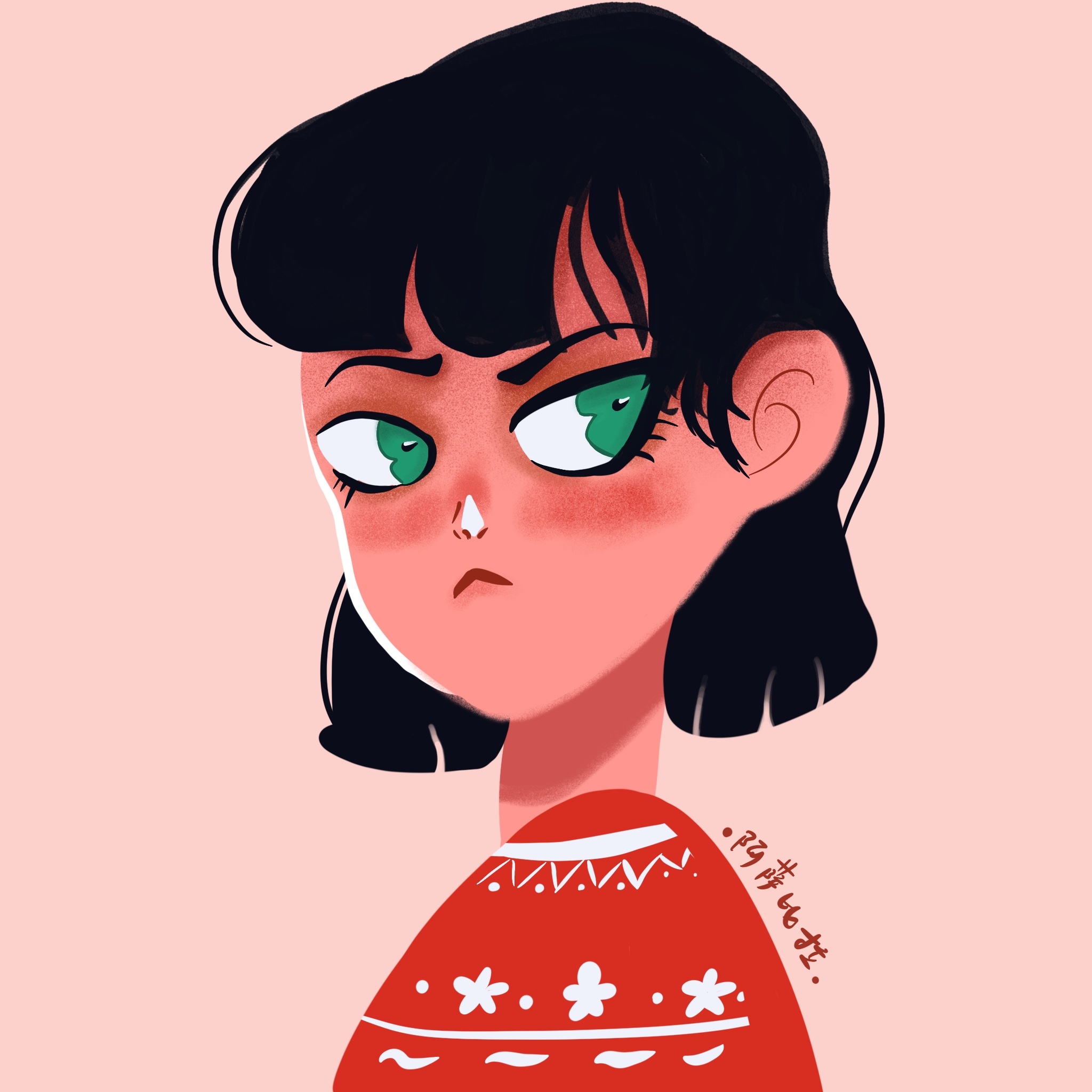 傲娇的小表情|插画|插画习作|阿萨比拉 - 原创作品 - 站酷 (zcool)