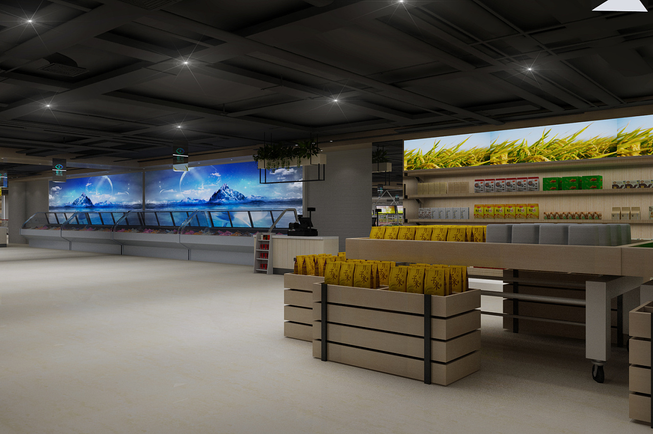 超市展厅室内设计