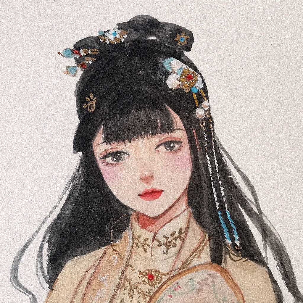 水彩头像练习（图ZMjUzNDA3Mzgw） - 创作习作 - 站酷设计师九庙灰原创素材 - 站酷ZCOOL
