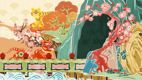 CGTN2022虎年春节片头动画（图ZMjg3MDA0NzQw） - 栏目片头 - 站酷设计师AguaiC原创素材 - 站酷ZCOOL