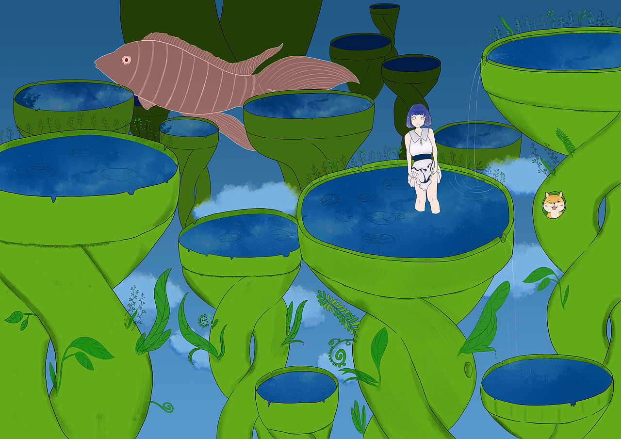 天空之镜（图ZMTcxMjU4MDY4） - 创作习作 - 站酷设计师Cowardly_Dln原创素材 - 站酷ZCOOL