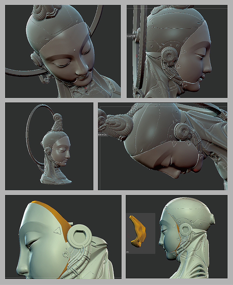 “从虚拟到现实 从仿佛到未来”—《未来仏》实体装置（图ZMjM2OTU2MDEy） - 手办/模玩 - 站酷设计师避世伯爵原创素材 - 站酷ZCOOL