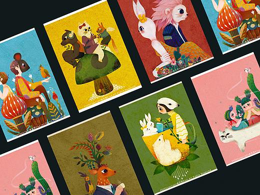 装饰风创意插画合集