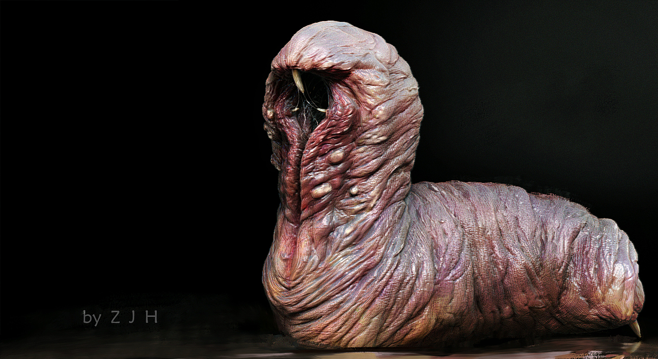 蠕虫final render合成