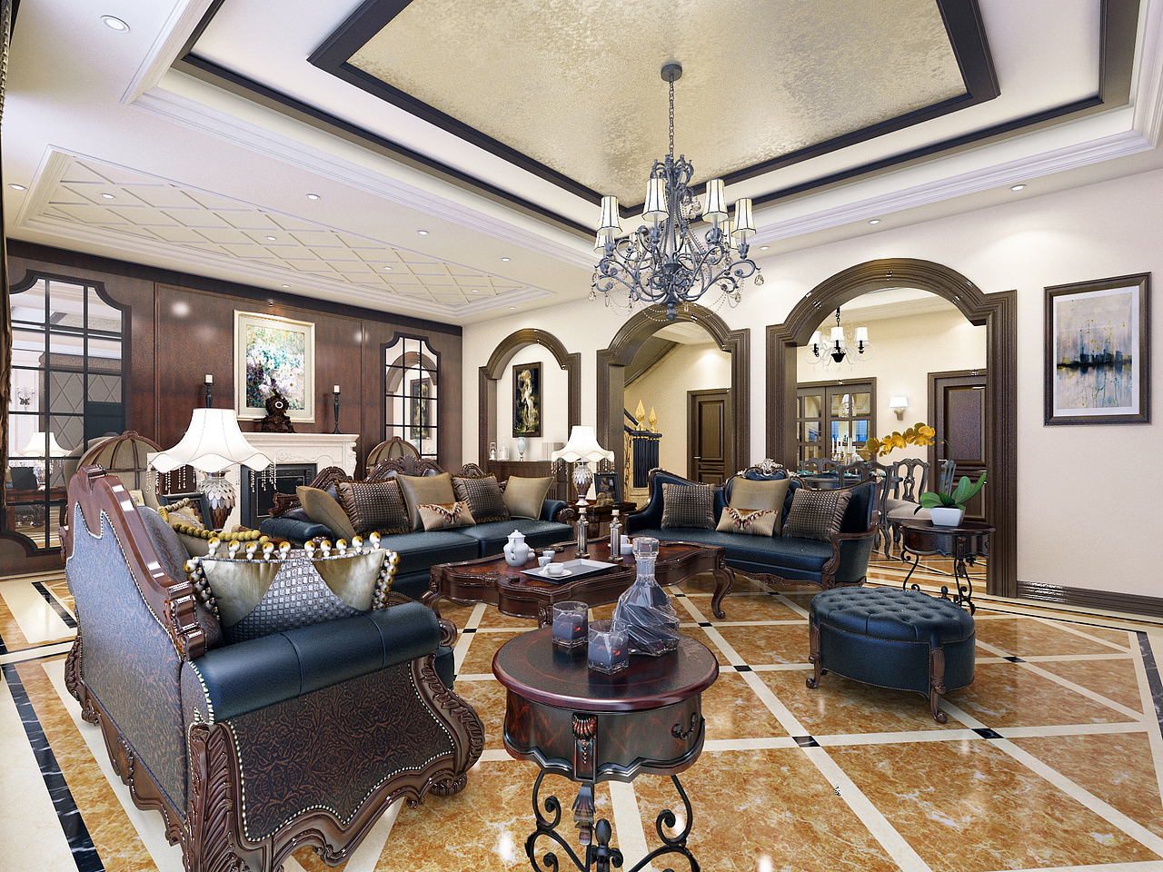 零基础学员室内表现作品1612期室内设计师