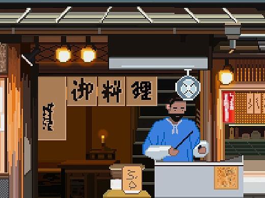 ＜像素画＞日本街道系列