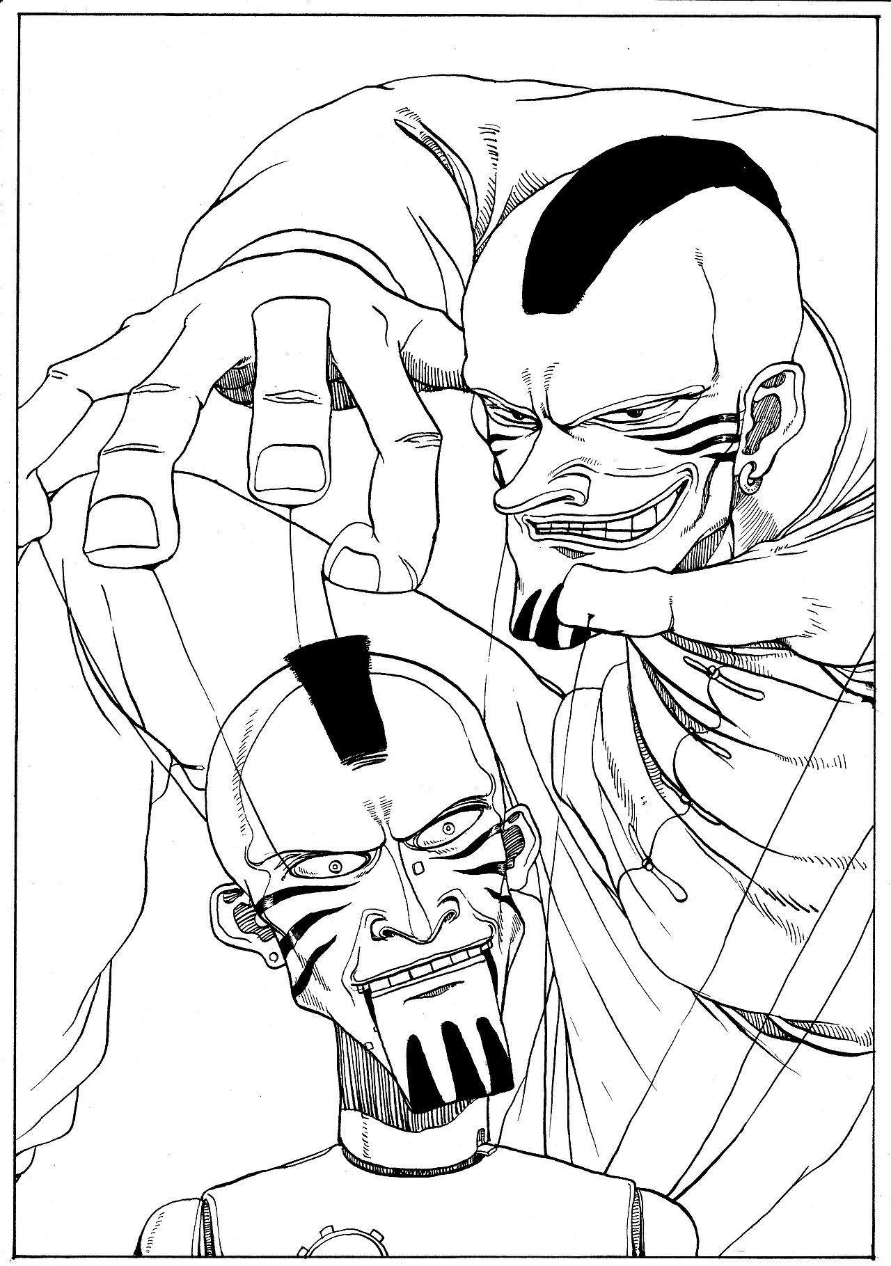 正在创作中武侠漫画《客栈》扉页一张（图ZMTMzNTgyNzY=） - 单幅漫画 - 站酷设计师Edwarde_Liu原创素材 - 站酷ZCOOL