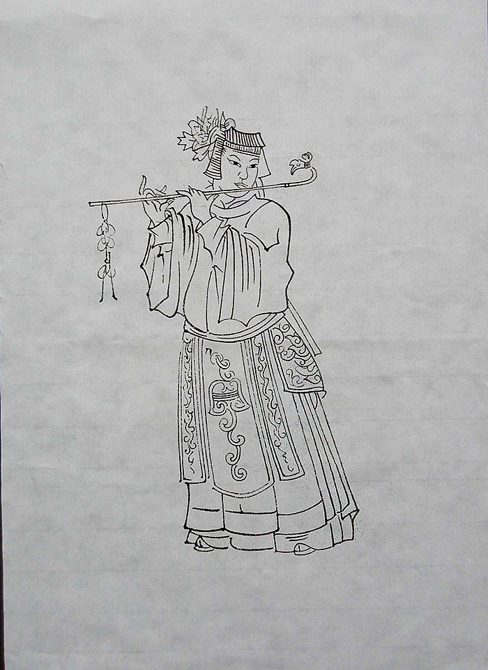 临摹[明]陈洪绶《水浒叶子》（图ZMTAyODExNzUy） - 绘画 - 站酷设计师刘伟art原创素材 - 站酷ZCOOL