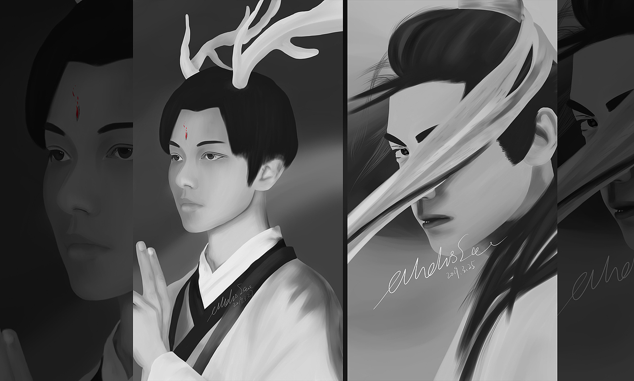 概念插画我在灰色地带等你（图ZMTUxNzUzNzMy） - 书籍/画册 - 站酷设计师喵喵喵喵唔原创素材 - 站酷ZCOOL