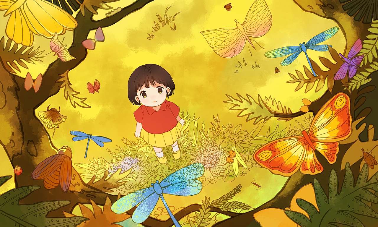 iPad绘画｜童年一影