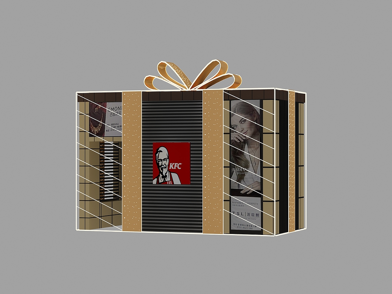 圣诞美陈第二弹（图ZMTY4NTg4MDY4） - 展陈设计 - 站酷设计师DK商业空间原创素材 - 站酷ZCOOL