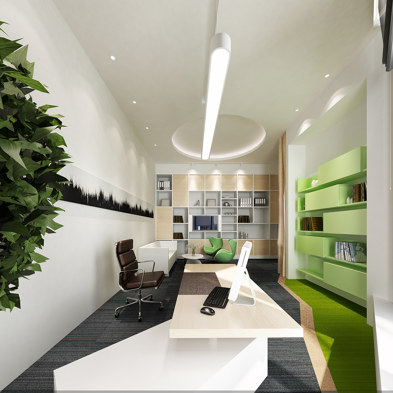 天骏传媒集团办公室概念方案