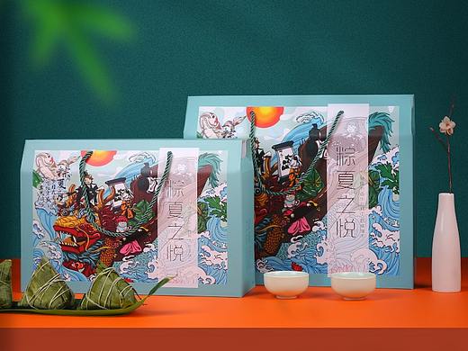 端午礼盒包装详情页