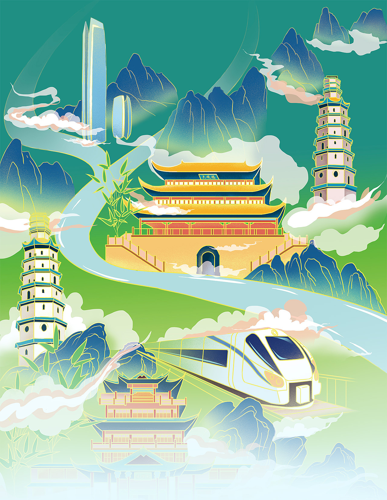 川礼——蜀南粽（图ZMjU4ODczMjY4） - 商业插画 - 站酷设计师Sia枝夏原创素材 - 站酷ZCOOL