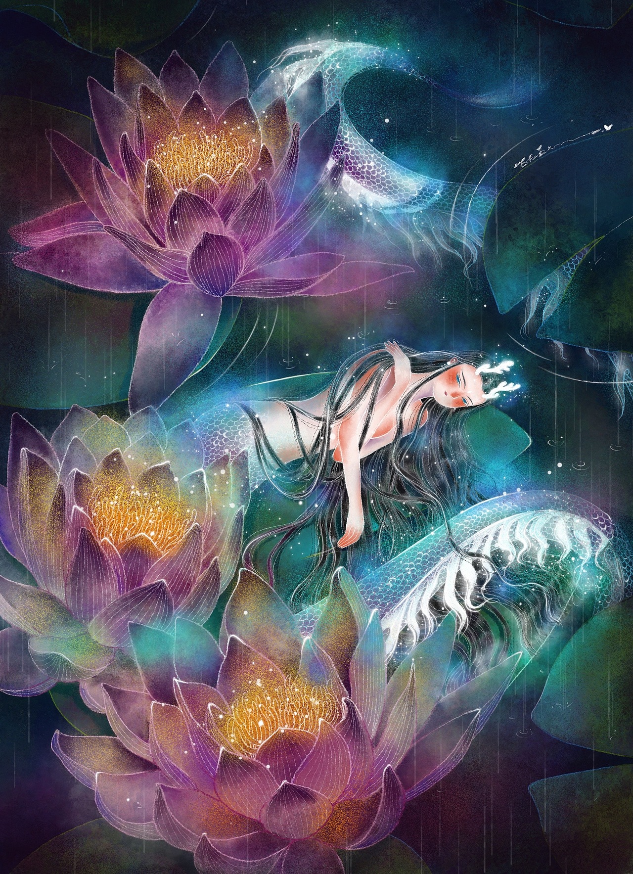 『 山鬼 - 流光 』（圖ZMjAzMDUxMTI0） - 創(chuàng)作習(xí)作 - 站酷設(shè)計師大桃子子原創(chuàng)素材 - 站酷ZCOOL