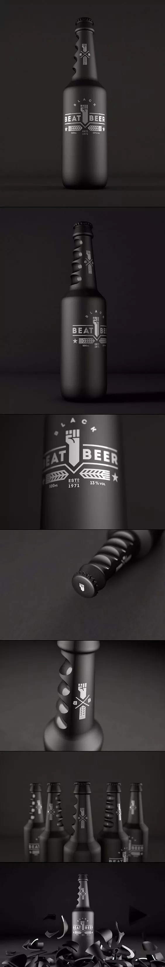 炽热的夏天来了，看看这些啤酒包装设计（图ZMjY0NDU1Nzg0） - 包装 - 站酷设计师佩奇是头猪啊原创素材 - 站酷ZCOOL
