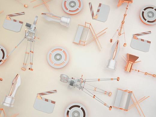 影视颁奖宣传片C4D临摹