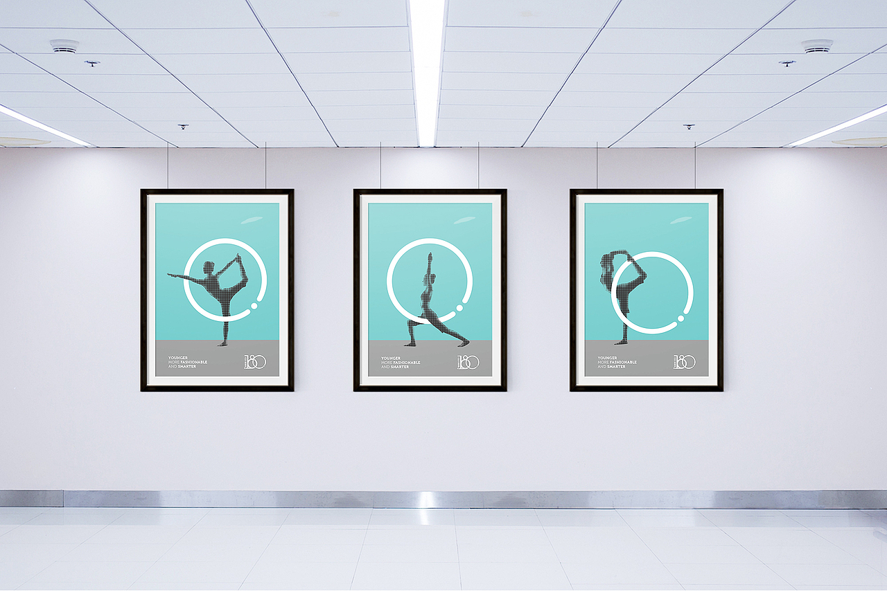 点一案例 / 180瑜伽 品牌设计（图ZMTY5NzU2NDY0） - 品牌 - 站酷设计师点一品牌设计原创素材 - 站酷ZCOOL