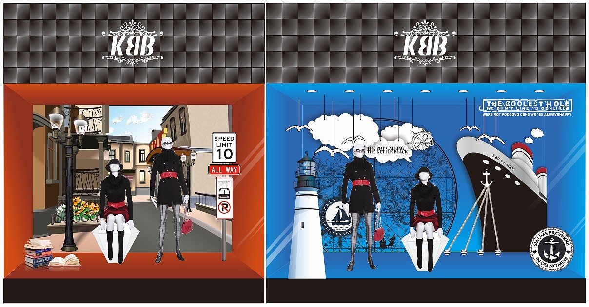 公司2013年春夏橱窗(四)