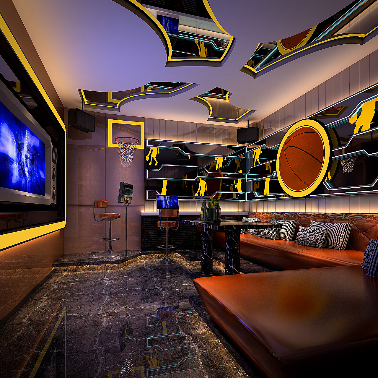 量贩ktv设计夜总会ktv装修设计包厢设计