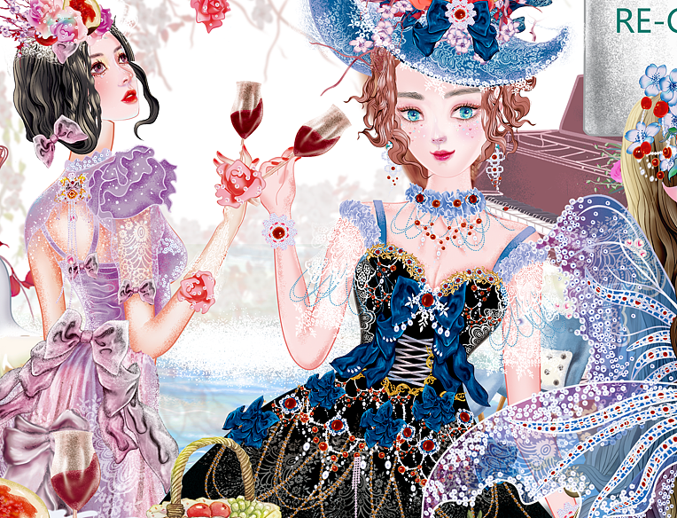 甜蜜下午茶（图ZMjk4ODA3MjIw） - 海报 - 站酷设计师YUAN俏俏原创素材 - 站酷ZCOOL