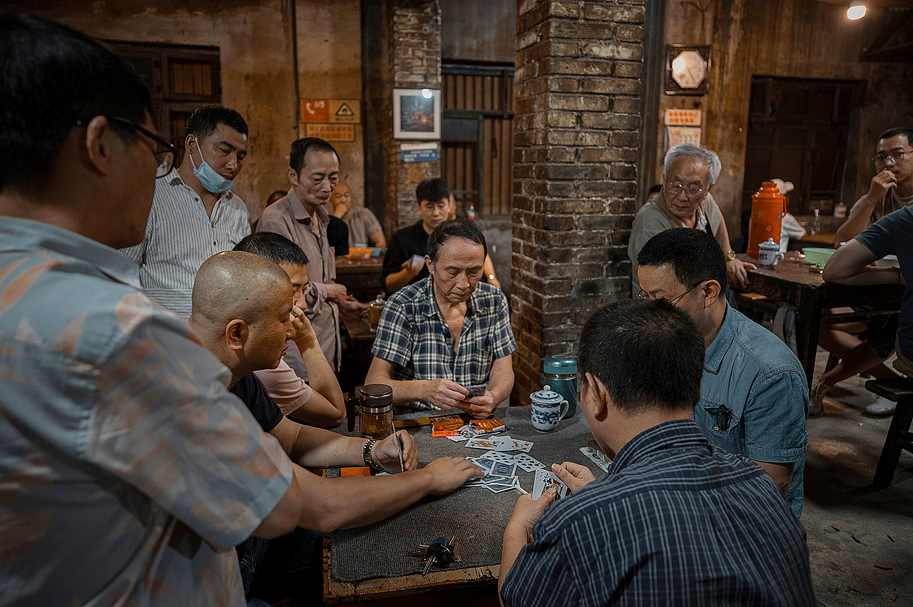 交通茶馆-人间烟火老茶馆