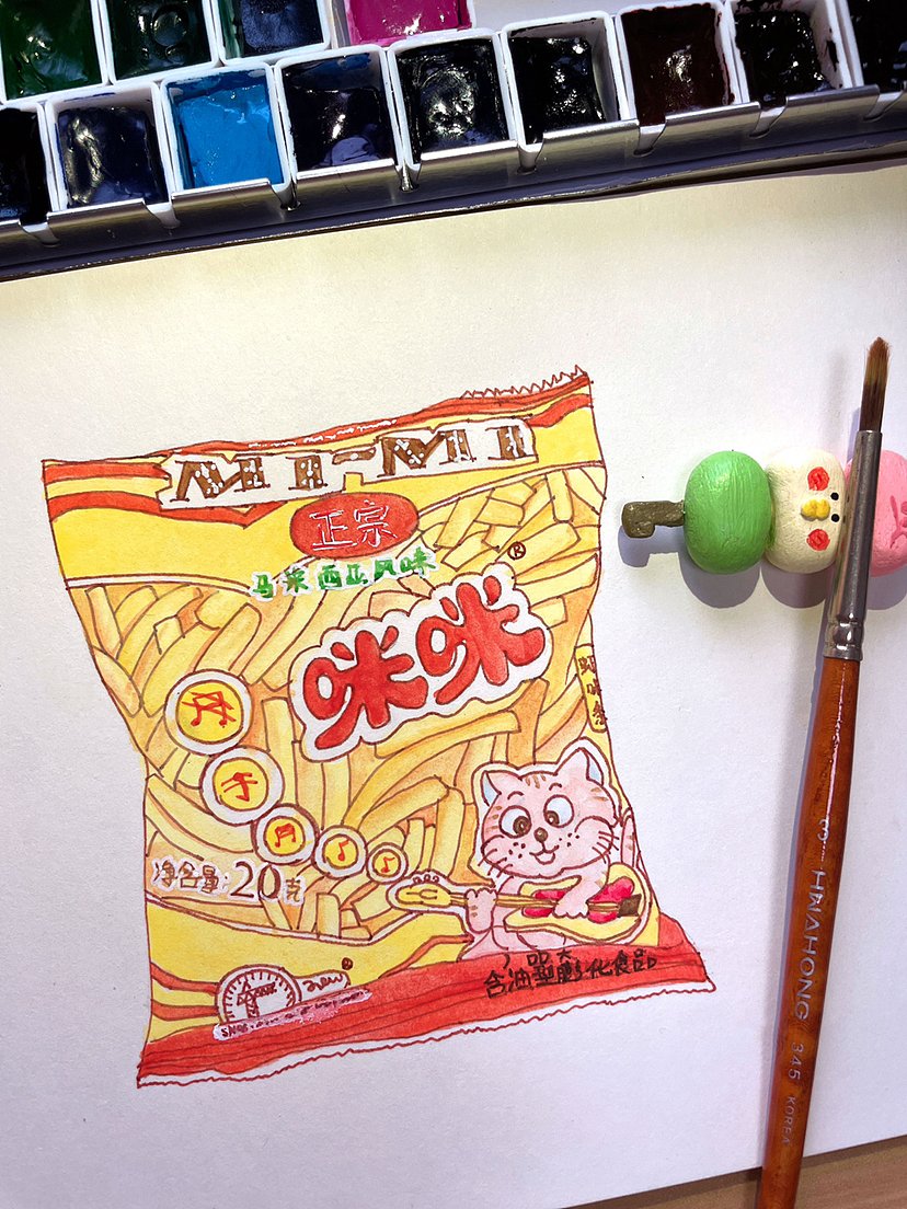 【鋼筆淡彩】大灣區(qū)8090懷舊童年零食（圖ZMzM2MTc2MDAw） - 商業(yè)插畫 - 站酷設(shè)計(jì)師六個(gè)橙原創(chuàng)素材 - 站酷ZCOOL