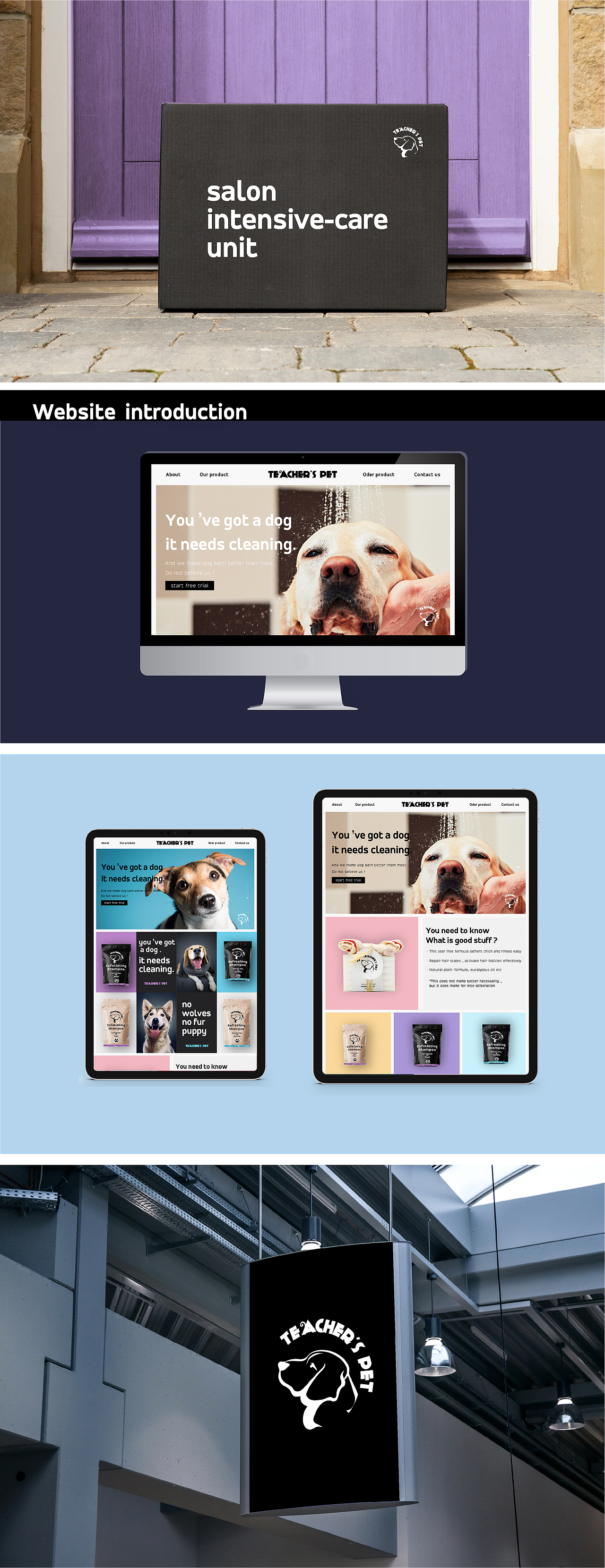 Teacher’s pet 宠物沐浴系列品牌包装设计（图ZMTkwNTA4NTg4） - 包装 - 站酷设计师没又鱼丸原创素材 - 站酷ZCOOL