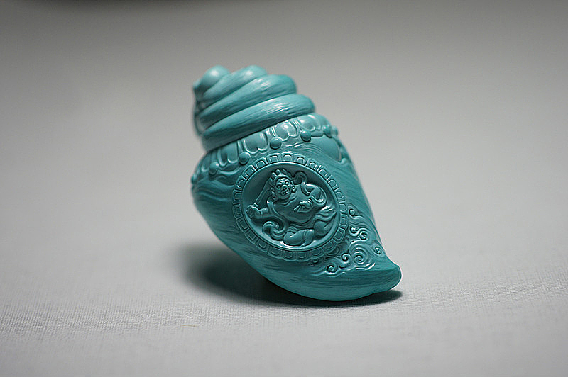 藏传八宝法螺不动明王护法（图ZOTEwNTMxNTY=） - 工艺品设计 - 站酷设计师迷鹿森林原创素材 - 站酷ZCOOL