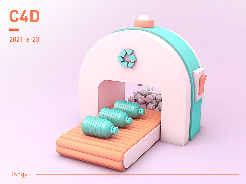 C4D练习（图ZMjYwNzA4Mzc2） - 其他工业/产品 - 站酷设计师阿宇AY原创素材 - 站酷ZCOOL