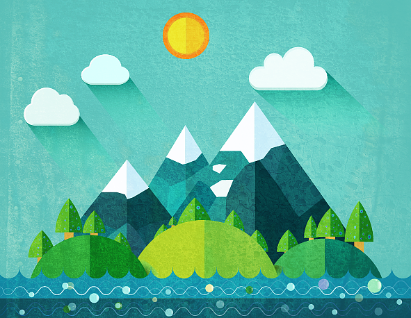 ai矢量扁平化插画