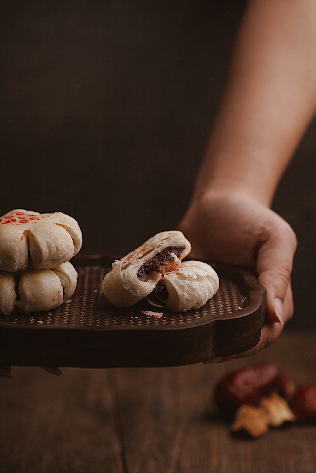 中式点心/牛轧糖/凤梨酥/产品摄影