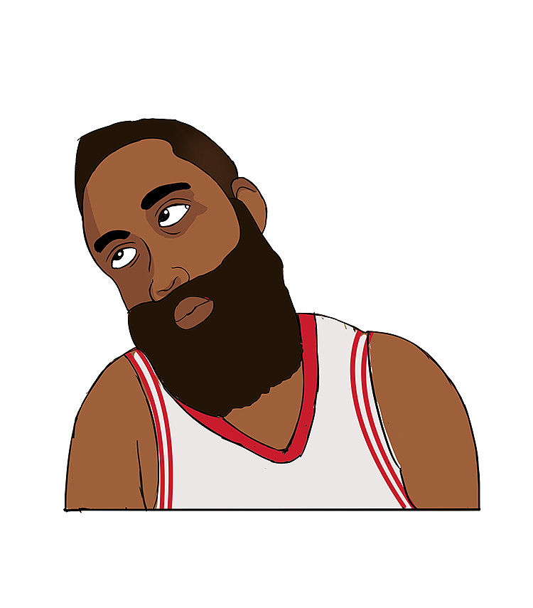 原创NBA插画头像表情