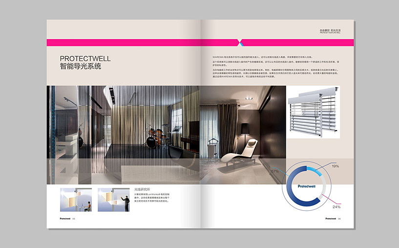 智能窗帘品牌设计/画册设计