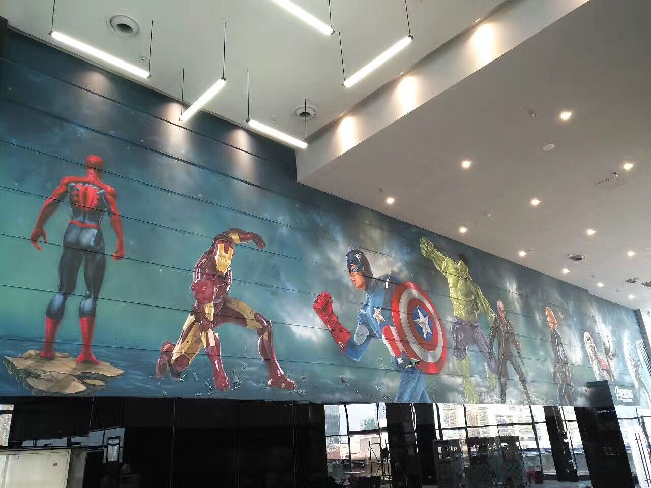 南宁保利国际影城（图ZNzkzMTAwNjg=） - 新锐潮流插画 - 站酷设计师深圳禾玺艺术原创素材 - 站酷ZCOOL