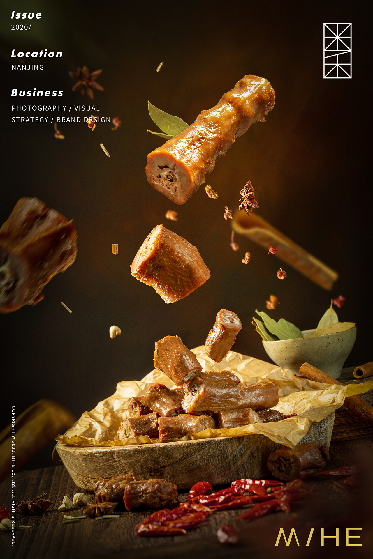 美食摄影 | 鸭首领 鸭脖鸭肠卤味 创意&场景拍摄