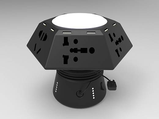 国际旅行多功能插座