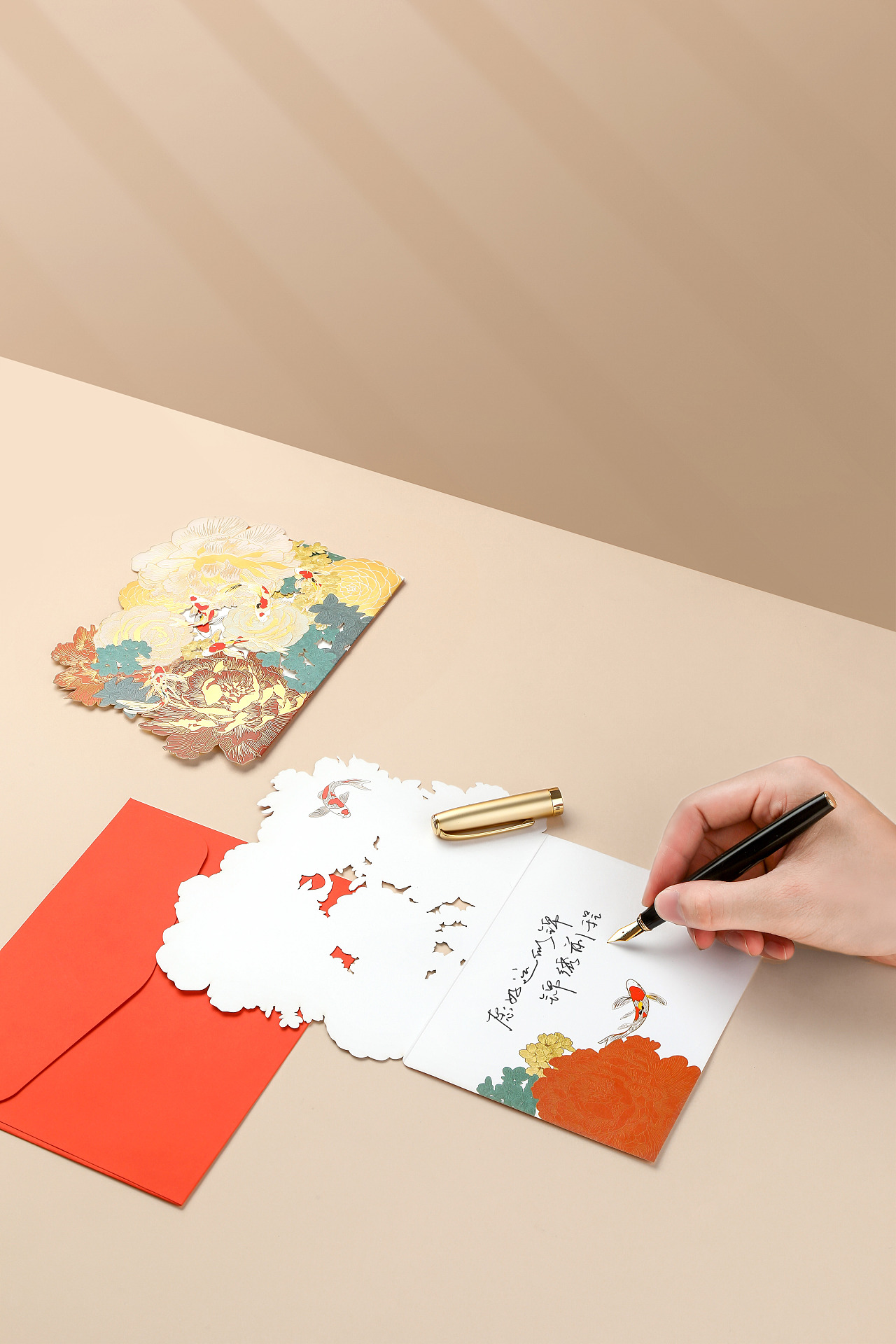 "似锦"异形艺术贺卡