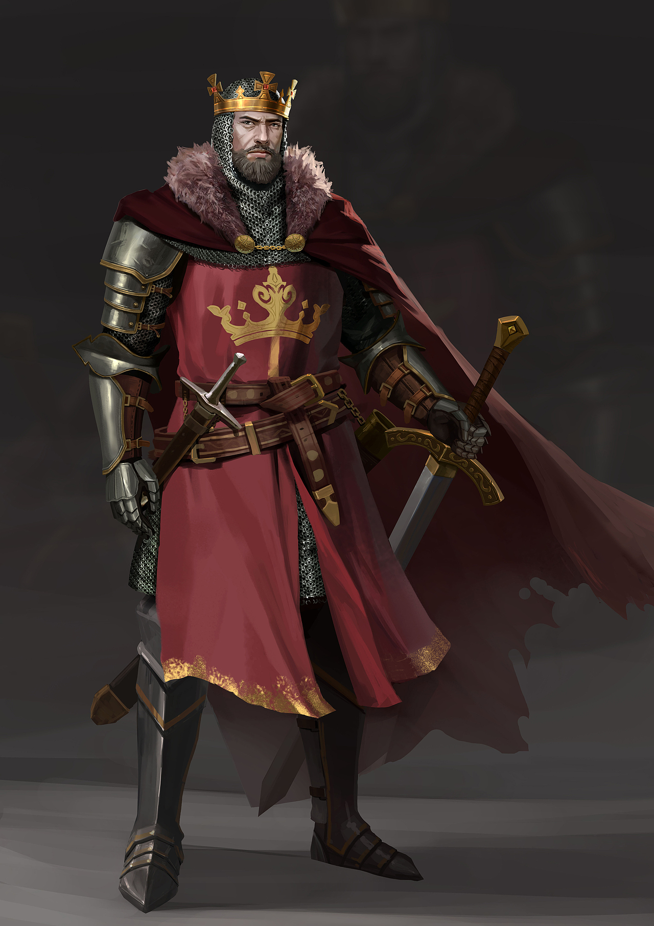 狮心王|插画|游戏原画|rywoain_原创作品-站酷zcool