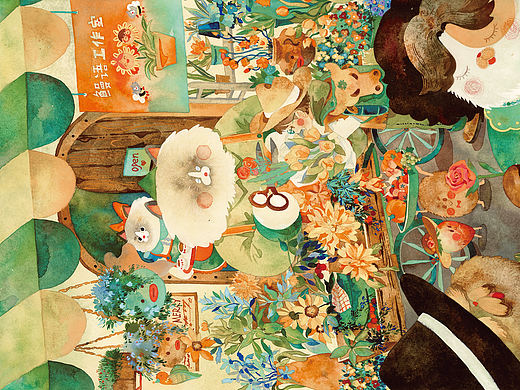 水彩小画（个人主页-ZNjkxOTIwODg=） - 儿童插画 - 站酷设计师鳗鱼小姐Merry原创素材 - 站酷ZCOOL