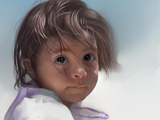 国外小孩手绘步骤