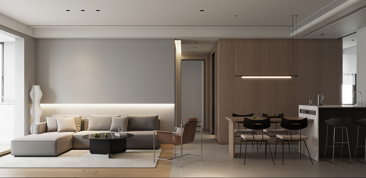 新作|117平方现代空间设计美学