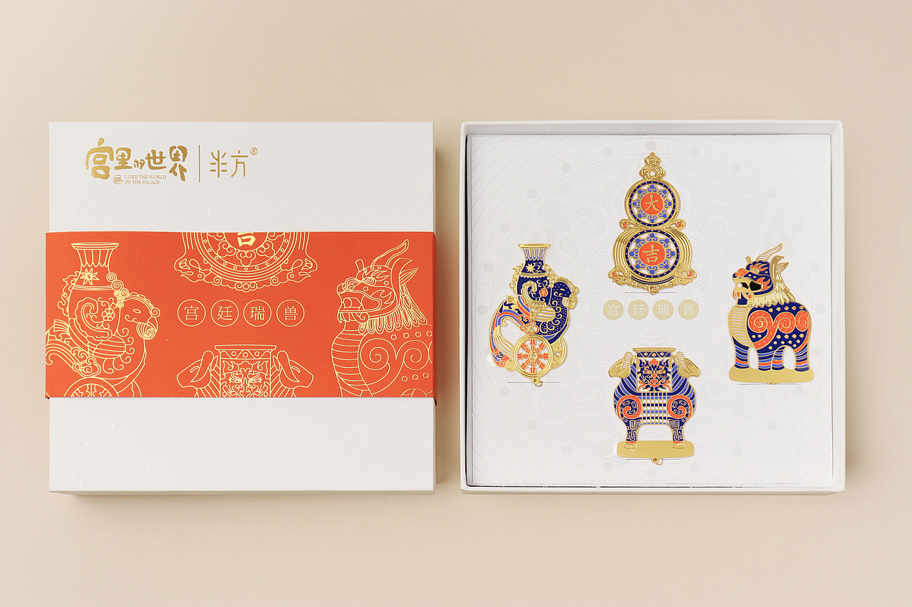 半方 宫廷瑞兽系列书签（图ZMjQ2MDY5Nzc2） - 生活用品 - 站酷设计师半方文创原创素材 - 站酷ZCOOL