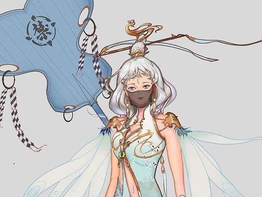 《風(fēng)》角色設(shè)計(jì)（個(gè)人主頁(yè)-ZNDgzNTg1NjQ=） - 游戲原畫 - 站酷設(shè)計(jì)師白宇宙呦原創(chuàng)素材 - 站酷ZCOOL