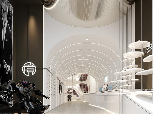 山乙建设丨眼镜店工装设计VS实景