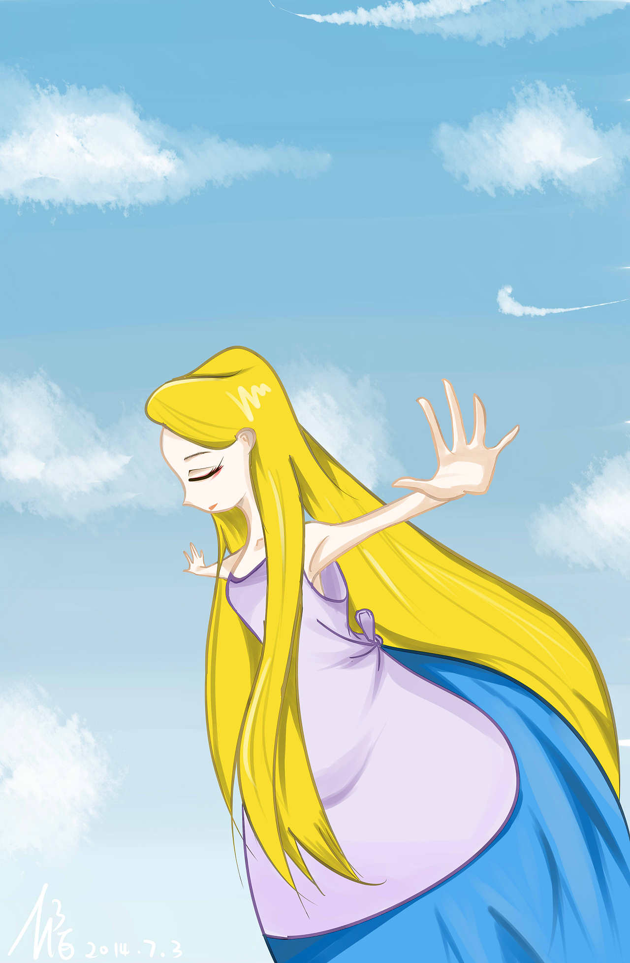 fly|插画|创作习作|little_mo - 原创作品 - 站酷 (zcool)