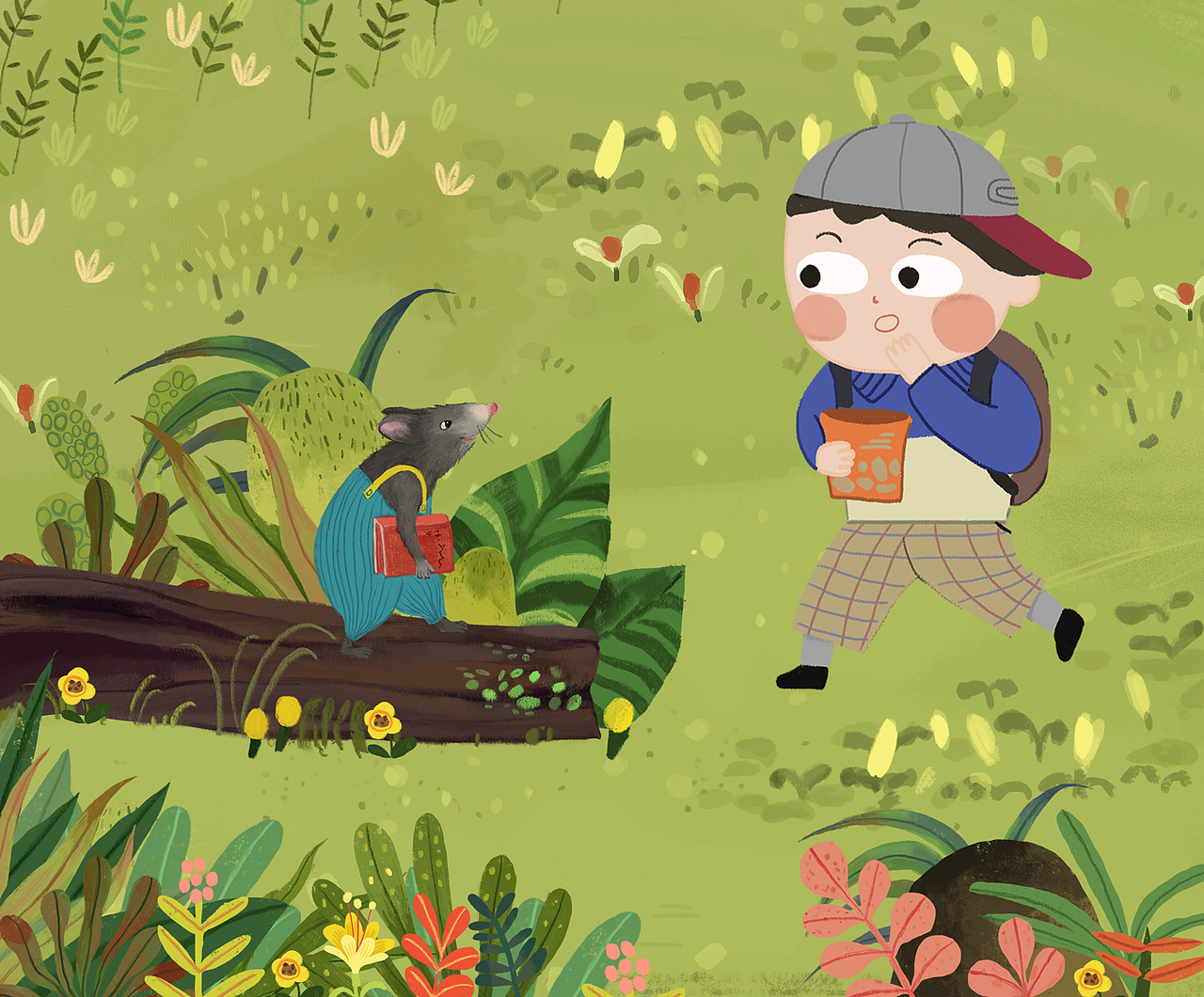 我想和你成為朋友（圖ZMTE1MTYxMjQ4） - 兒童插畫 - 站酷設(shè)計師Koral韓小粉原創(chuàng)素材 - 站酷ZCOOL