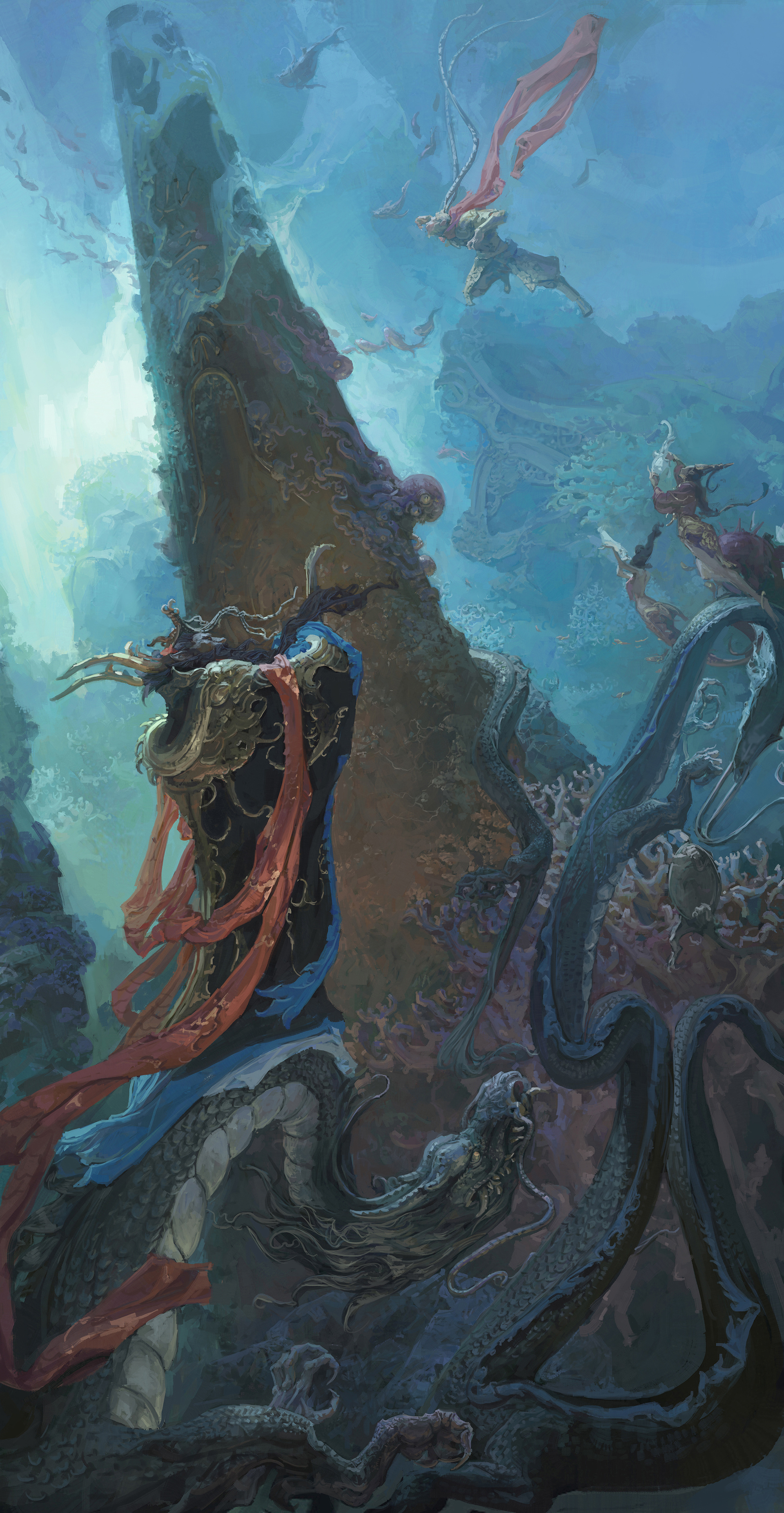 钟风华最新作品《猴王借宝》|插画|游戏原画|艺数绘cg - 原创作品