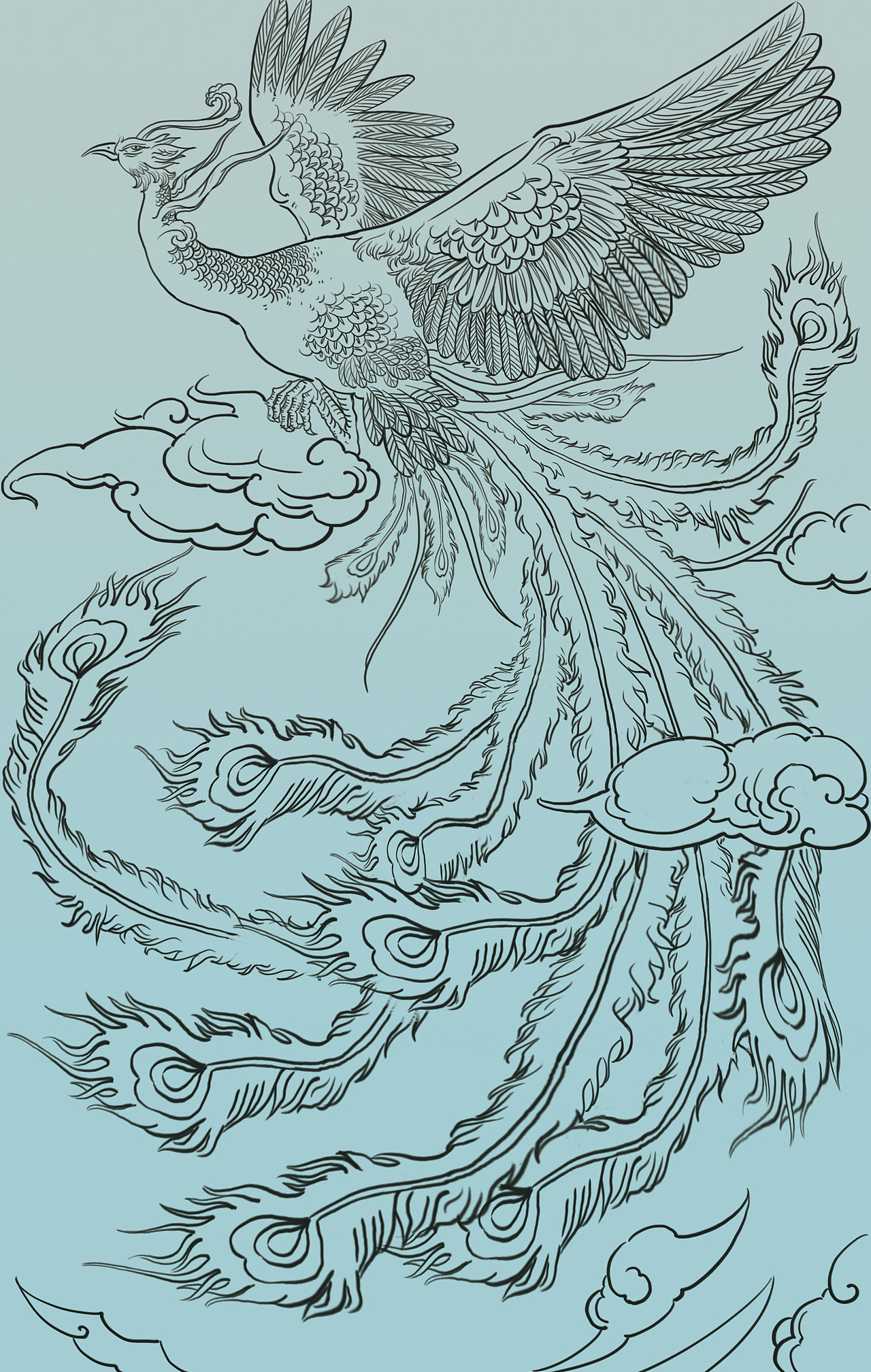 中国神话作品（图ZMjIyMzkzNDI0） - 商业插画 - 站酷设计师一风老师原创素材 - 站酷ZCOOL
