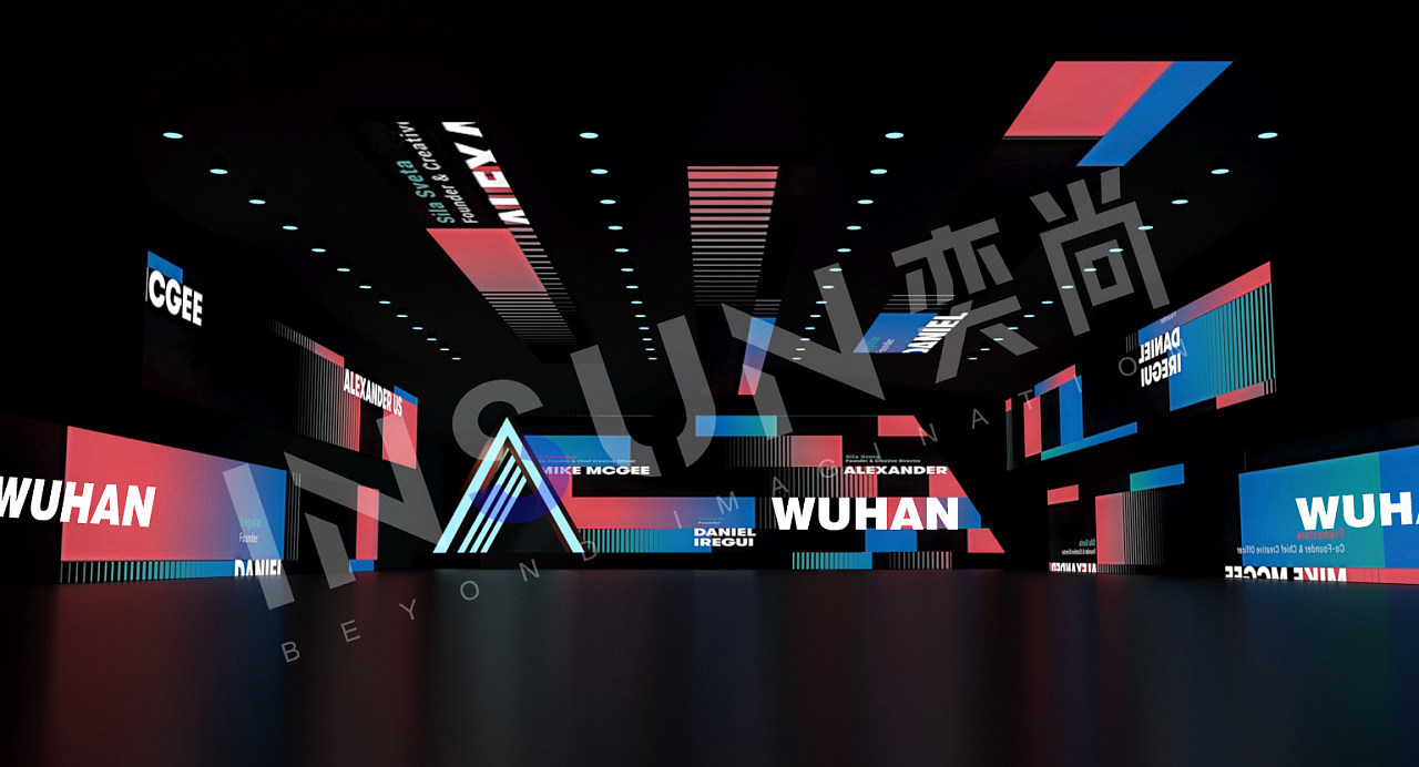 4月-武汉金茂发布会舞美设计